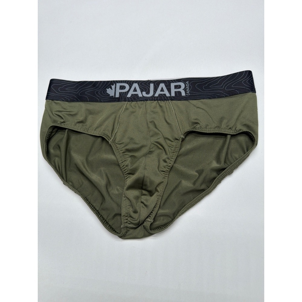 Pajar Canada Men's Briefs‎ Underwear Olive Green Active Performance Small
